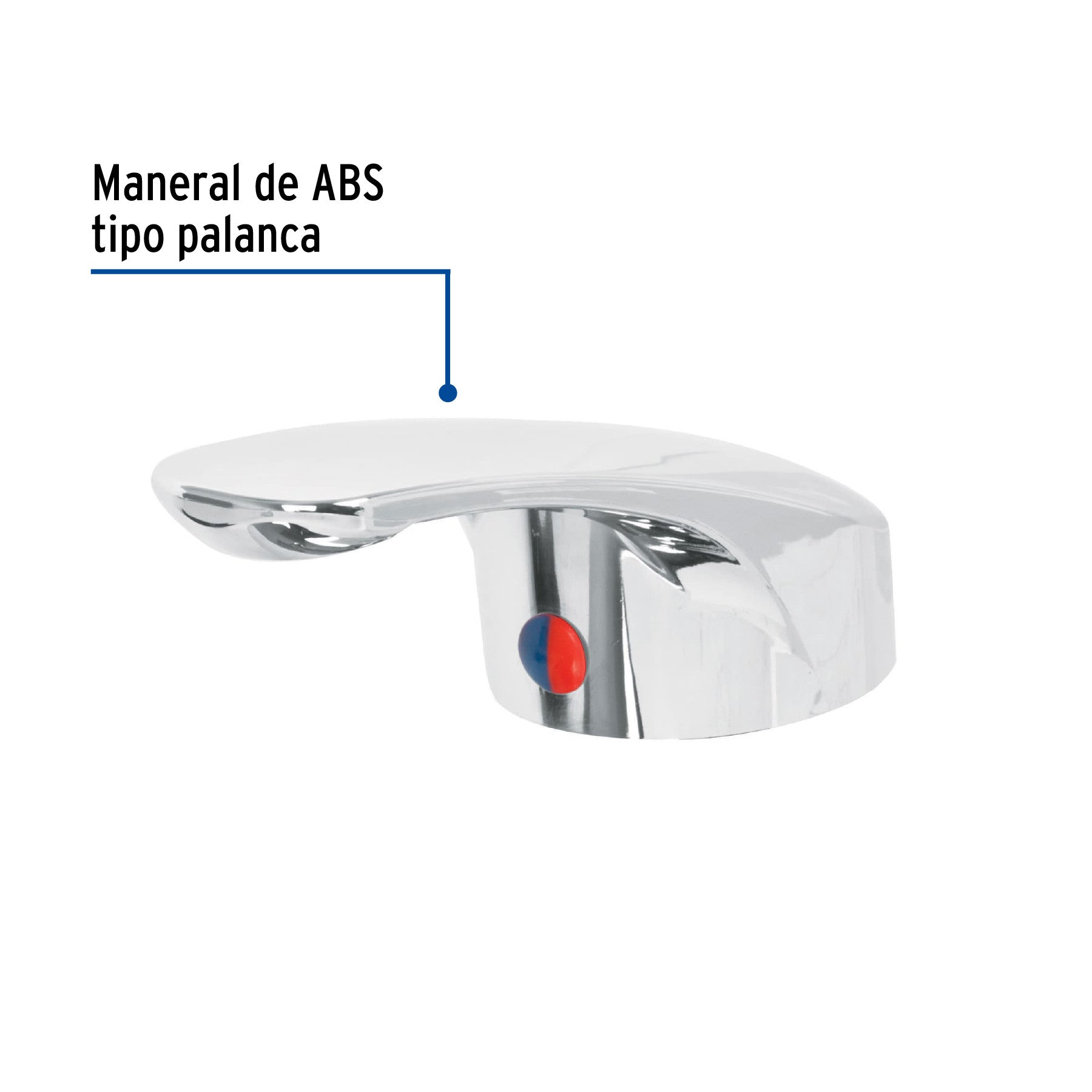 Maneral de palanca p/monomando de lavabo AEM-, cromo, AERO Maneral de palanca p/monomando de lavabo AEM-44, cromo