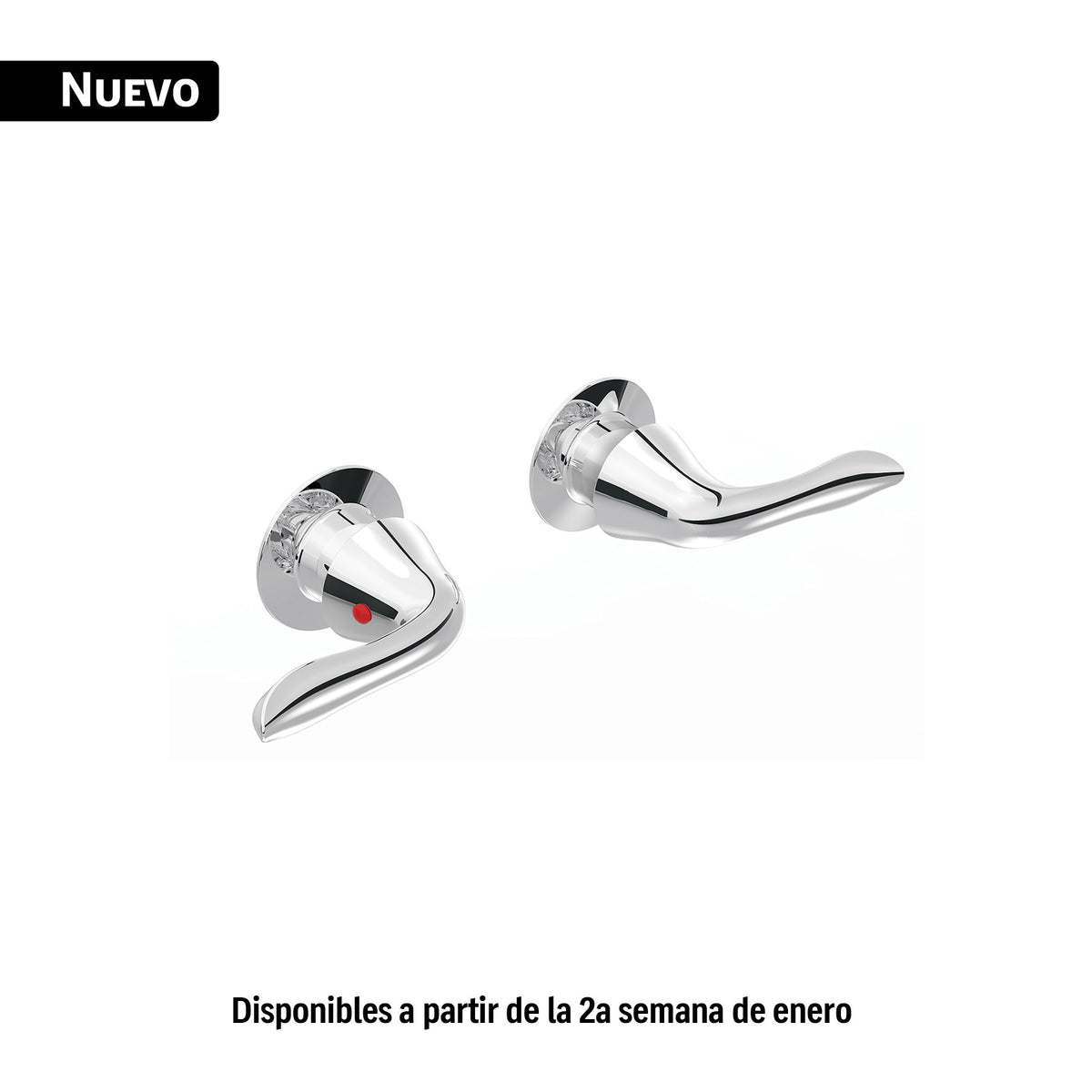 Juego 2 manerales para regadera, FOSET AERO
