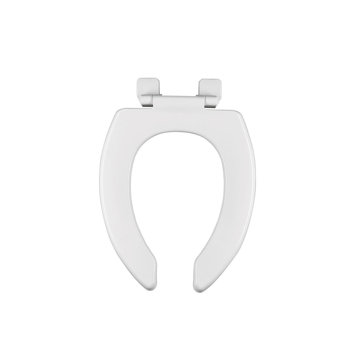 Asiento alargado sin tapa para taza fluxometro blancoFOSET