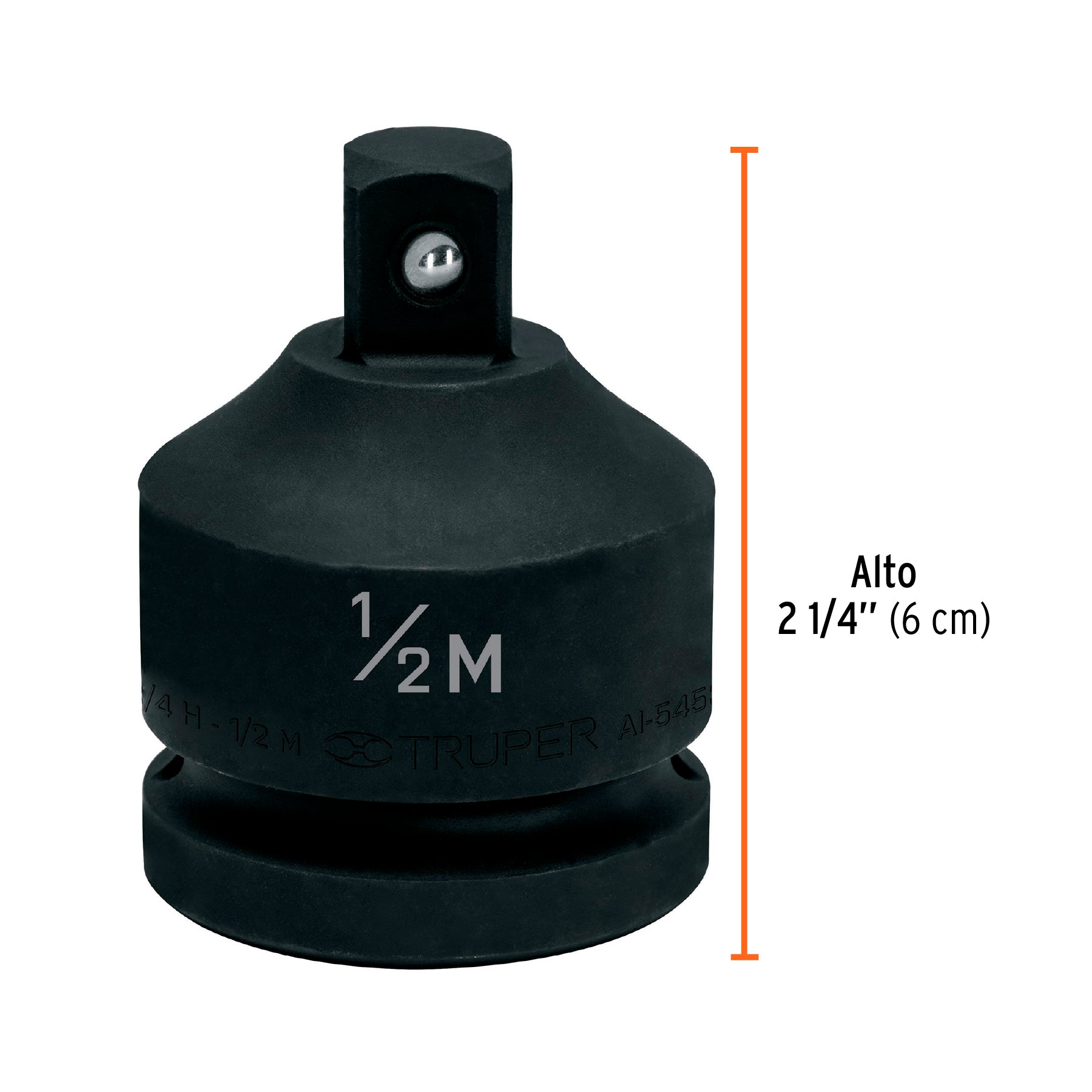 Adaptador de Impacto 3/4" (H) x 1/2" (M) Truper
