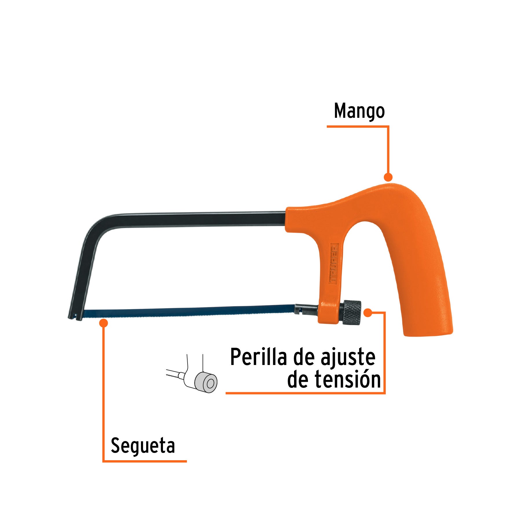 Arco junior 6" para segueta Truper