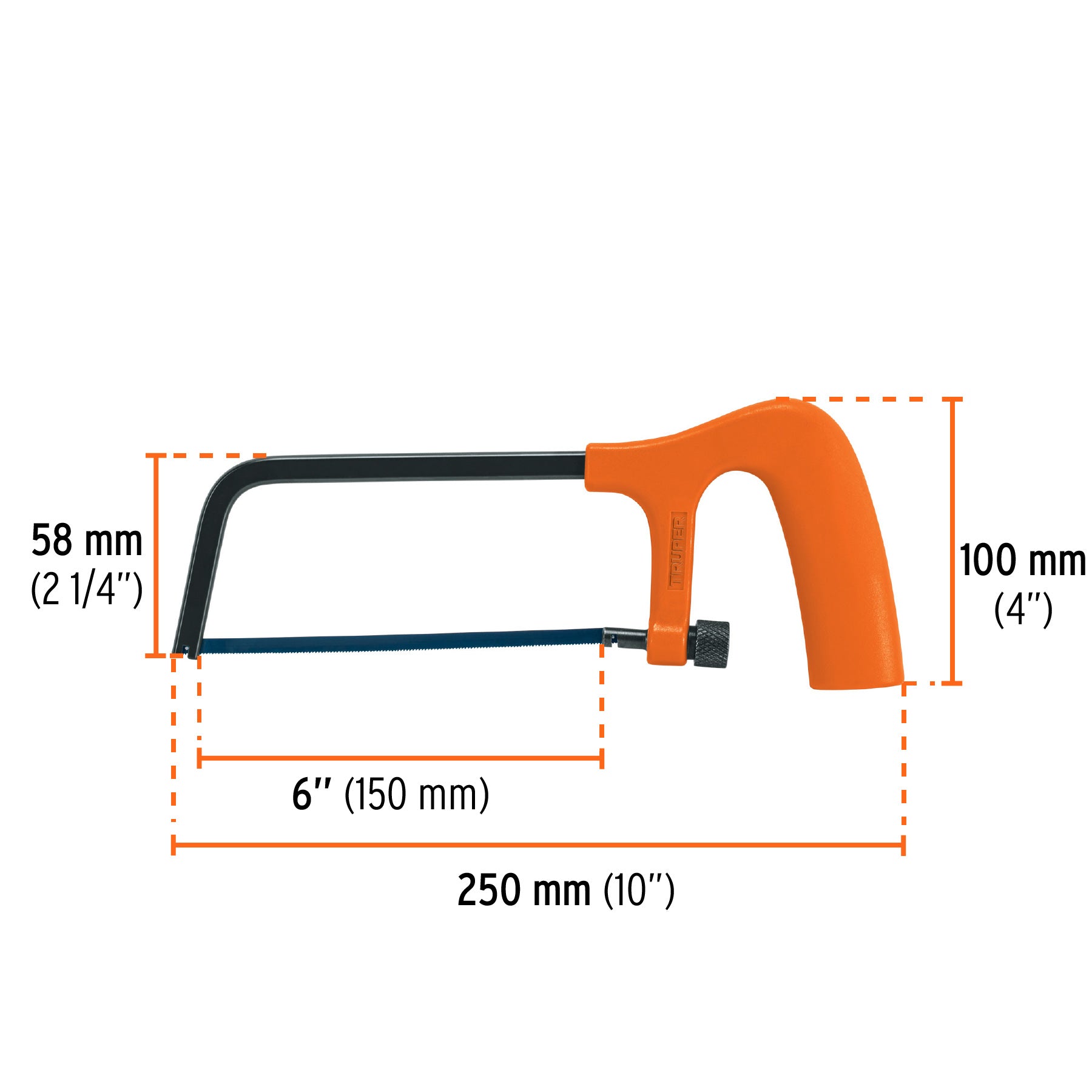 Arco junior 6" para segueta Truper