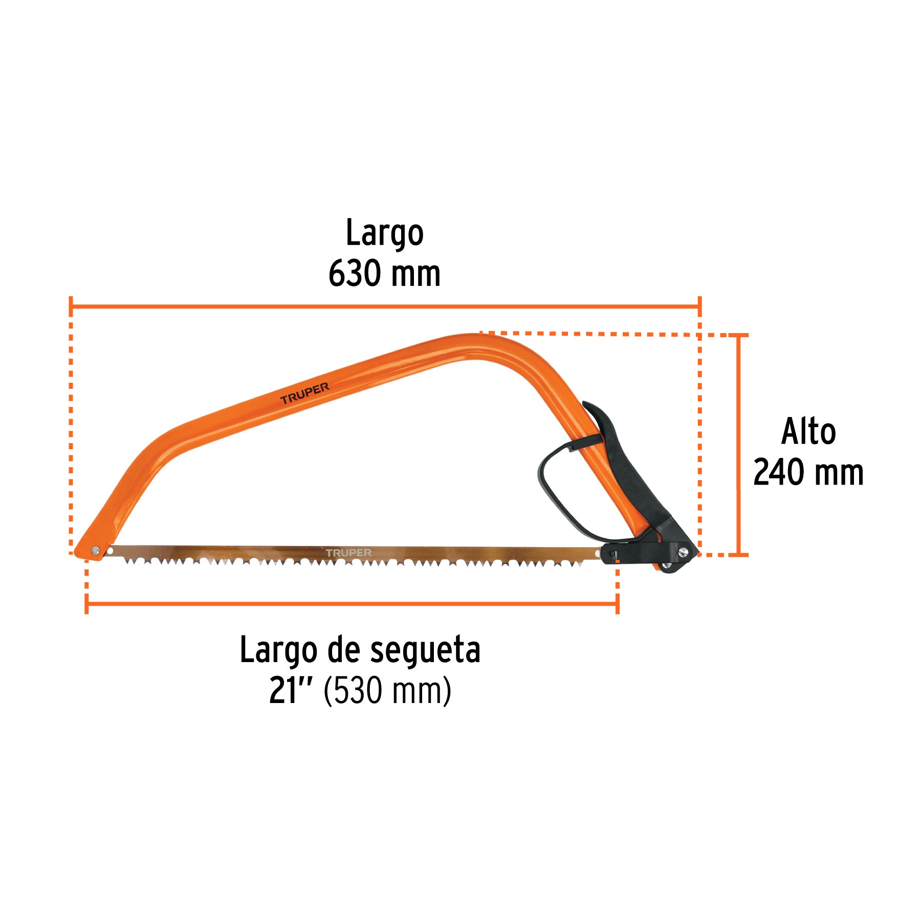 Arco jardinero tubular de 21', Truper