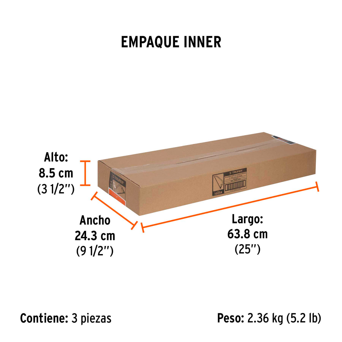Arco jardinero tubular de 21', Truper