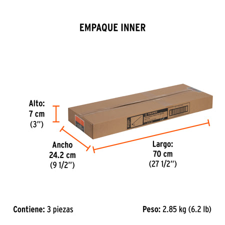 Arco jardinero tubular de 24', Truper