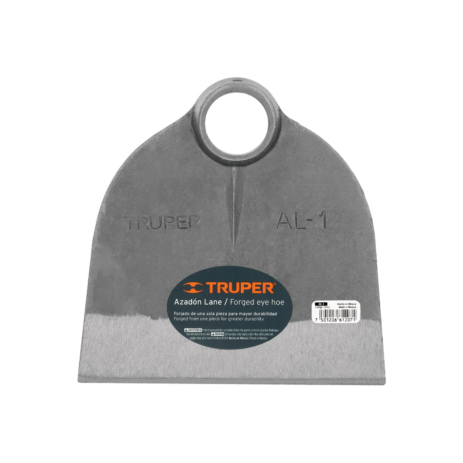 Azadón Lane No. 1 de 1.8 lb, sin mango, TRUPER