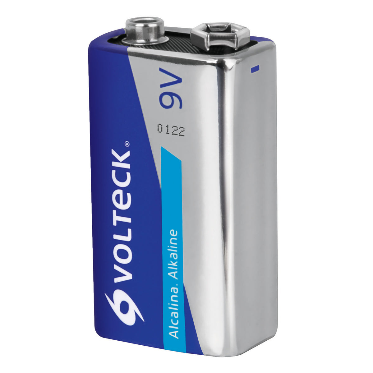 Blister con 1 pila alcalina 9V VOLTECK