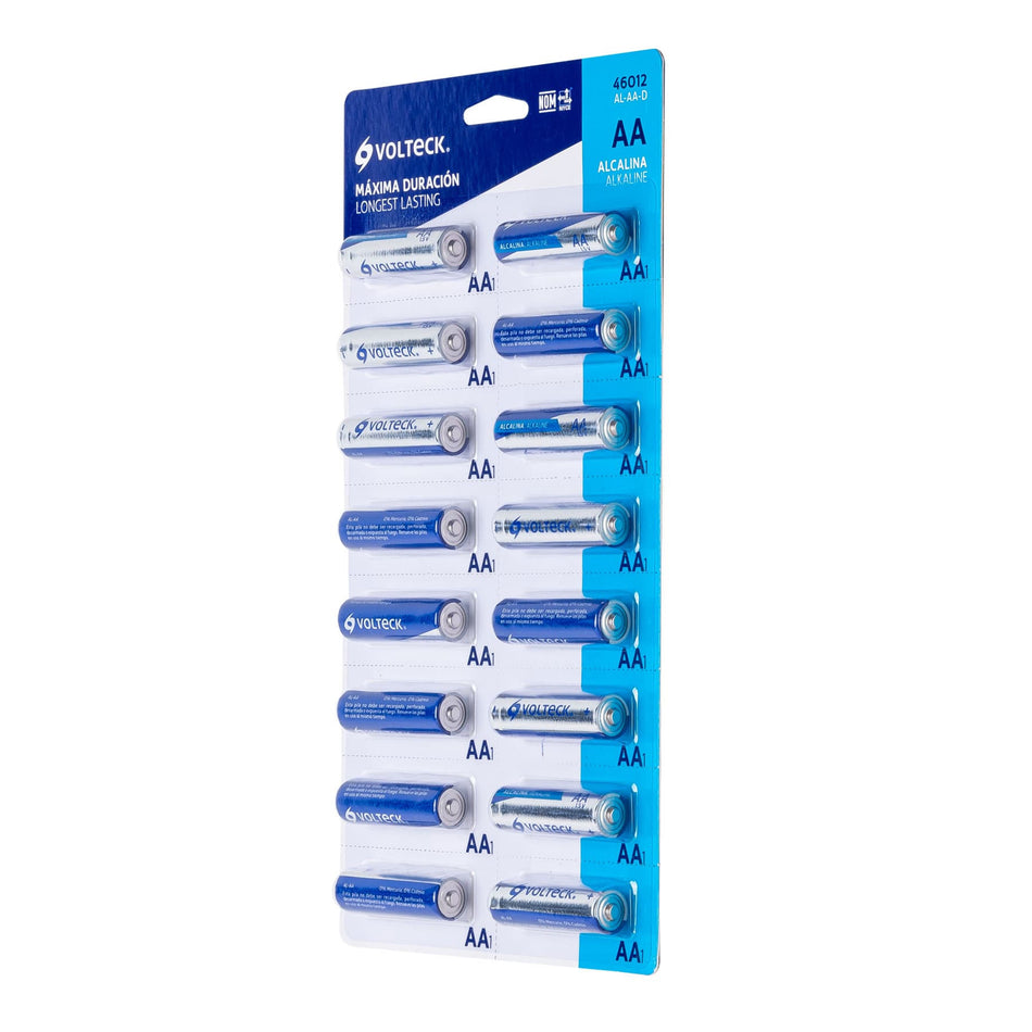 Despachador con 16 pilas alcalinas AA VOLTECK