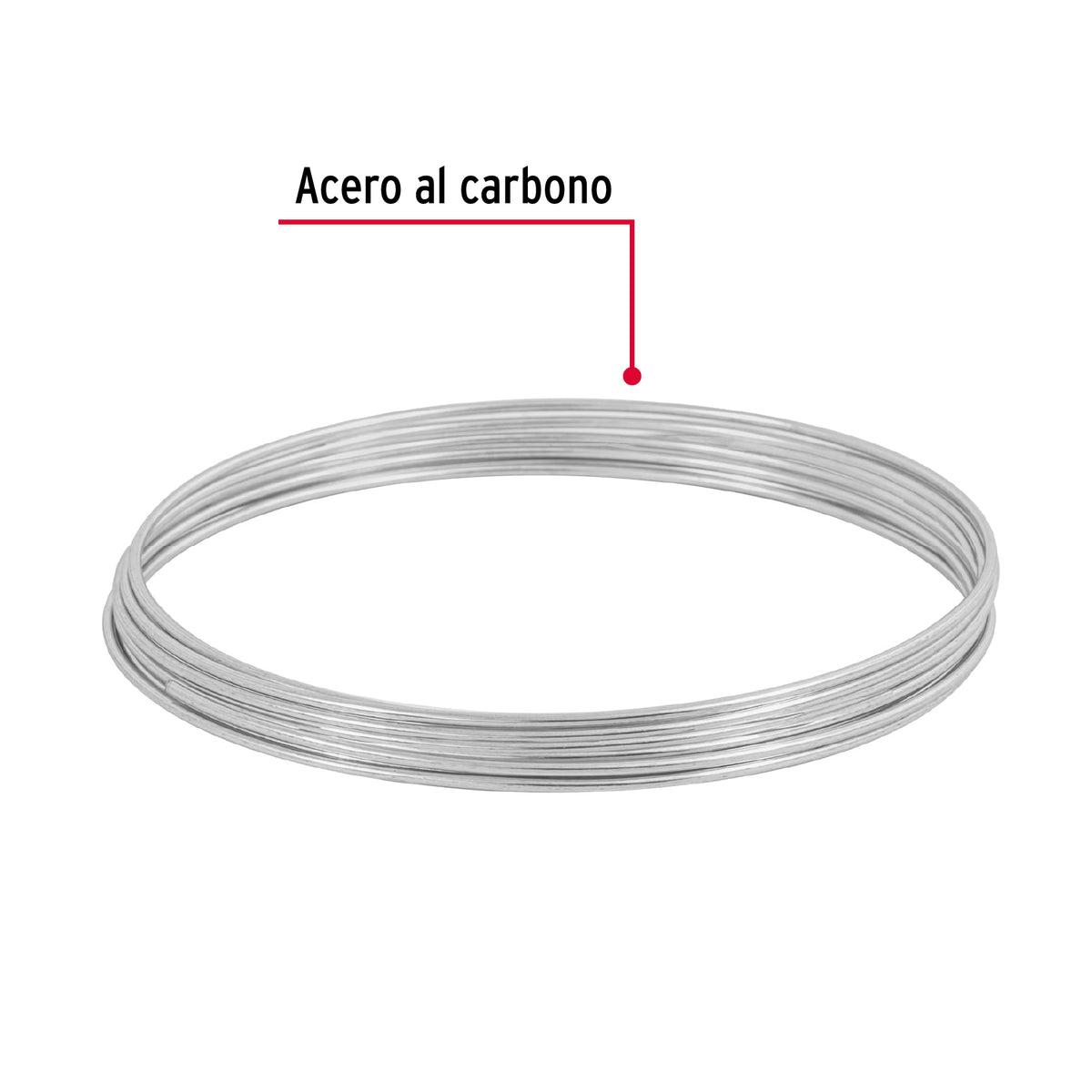 Rollo de 30 g de alambre galvanizado calibre 16 en bolsa
