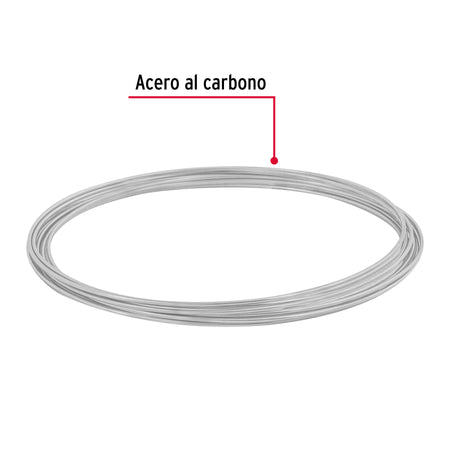 Rollo de 30 g de alambre galvanizado calibre 18 en bolsa