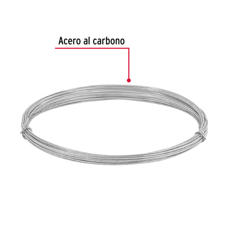Rollo de 30 g de alambre galvanizado calibre 20 en bolsa