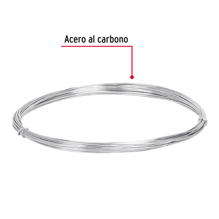 Rollo de 30 g de alambre galvanizado calibre 22 en bolsa
