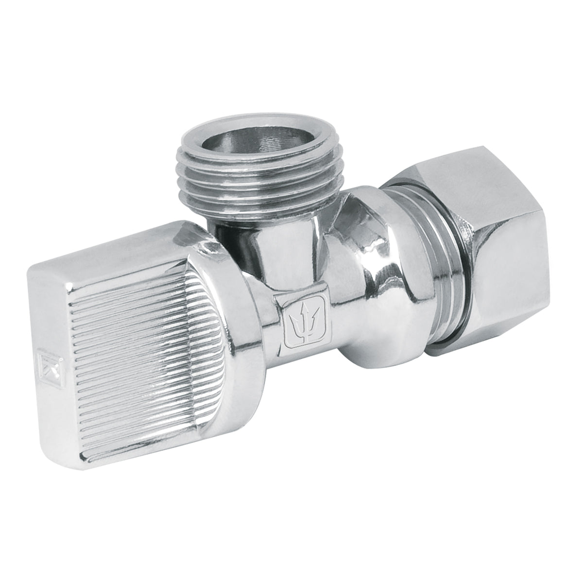 Llave angular 1/2" 1/4 de vuelta barrilito blister FOSET