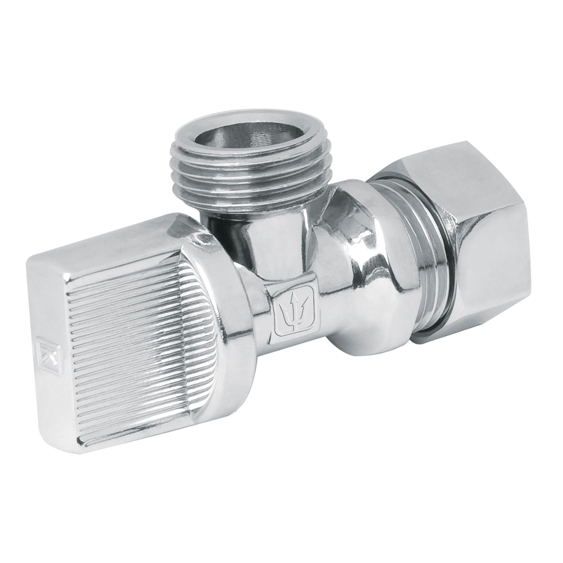 Llave angular 1/2" 1/4 de vuelta barrilito blister FOSET