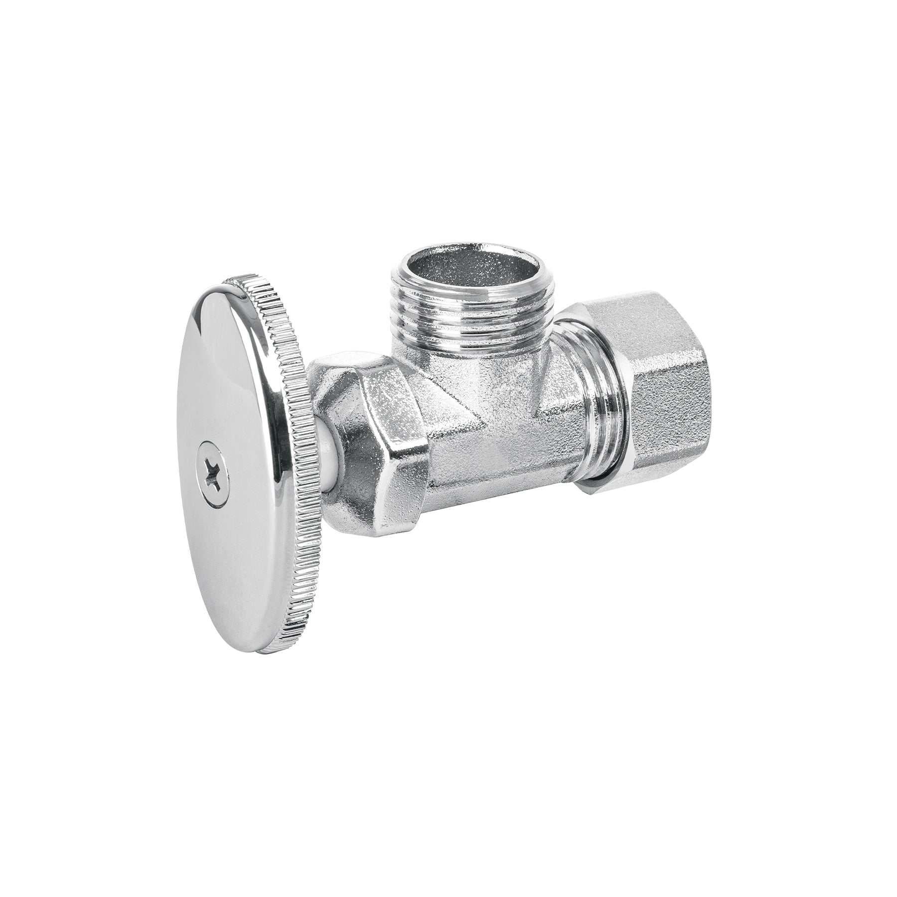 Llave angular 1/2', multivuelta, barrilito, BASIC