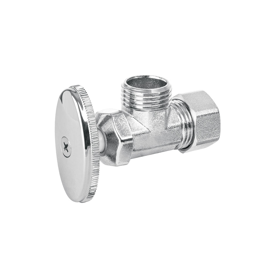 Llave angular 1/2', multivuelta, barrilito, BASIC