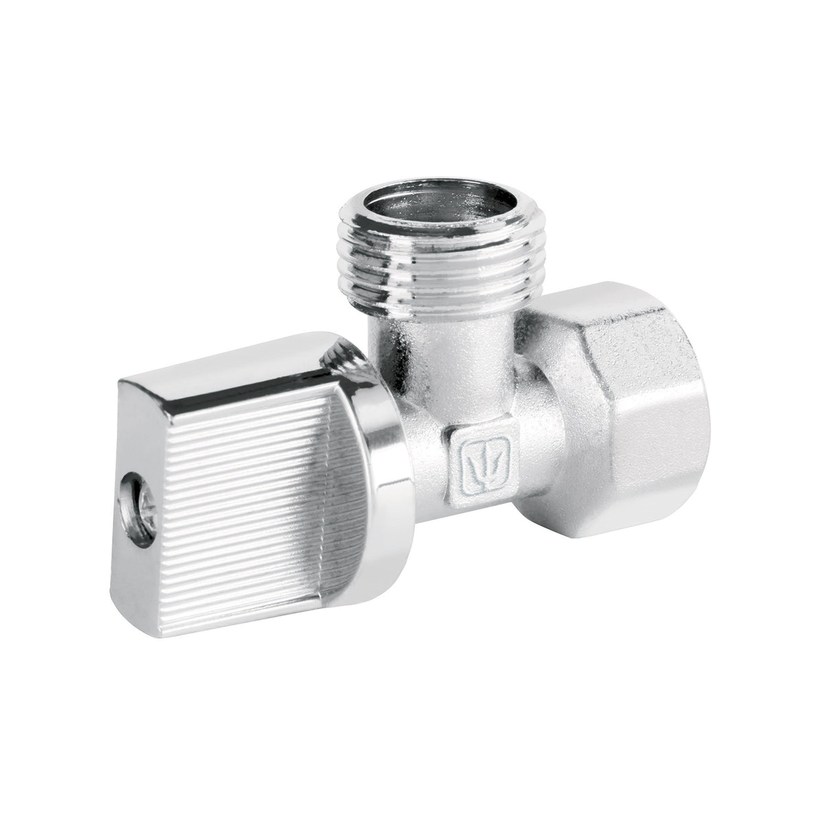 Llave angular 1/2" 1/4 de vuelta roscable BASIC