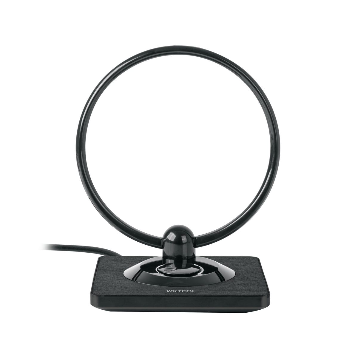 Antena interior para TV HD, tipo aro, 30 dB, VOLTECK