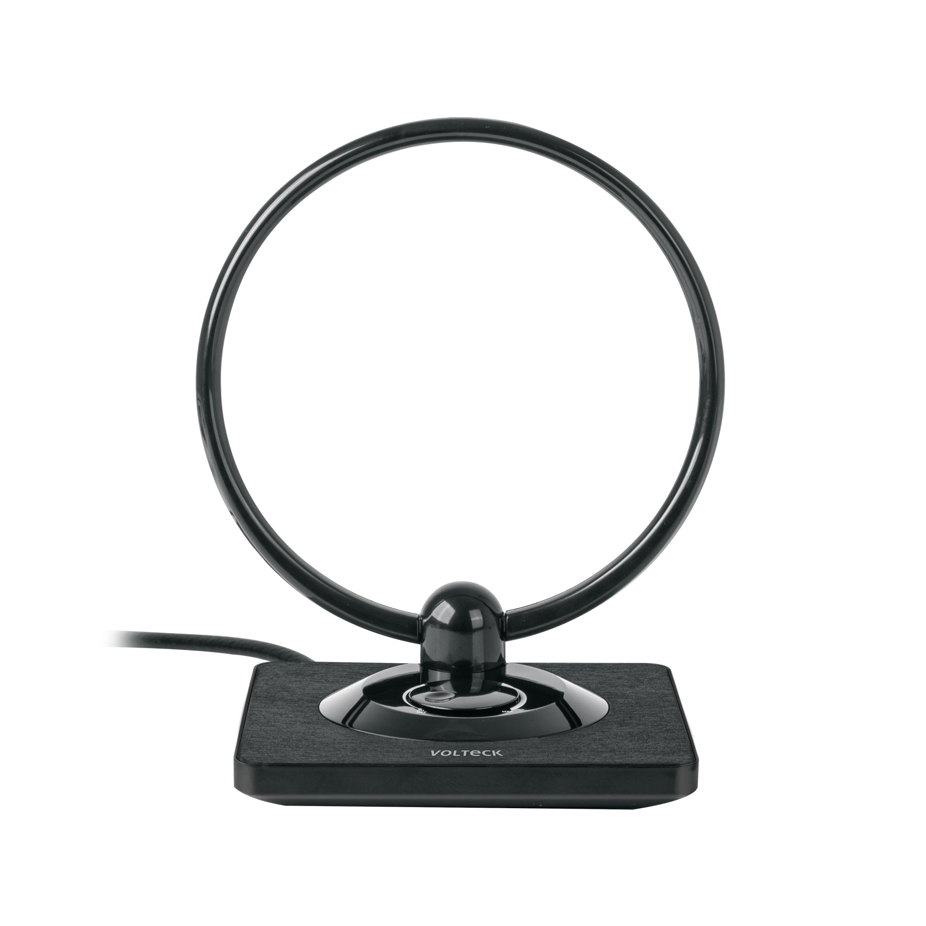 Antena interior para TV HD, tipo aro, 30 dB, VOLTECK