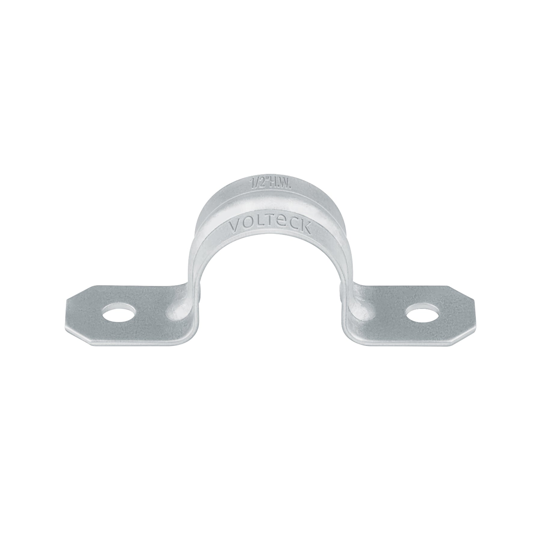 Bolsa c/10 abrazaderas tipo omega 1/2' p/tubo pared gruesa