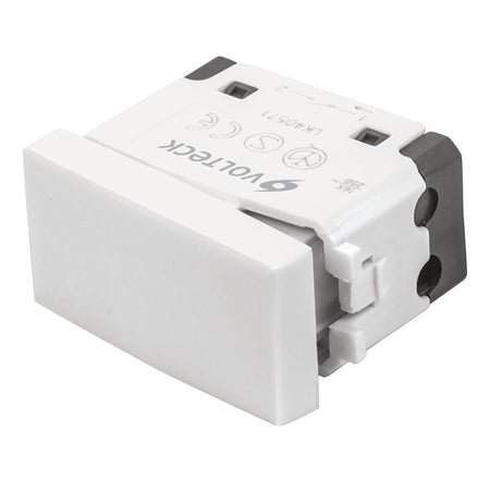 Interruptor sencillo linea Oslo color blanco