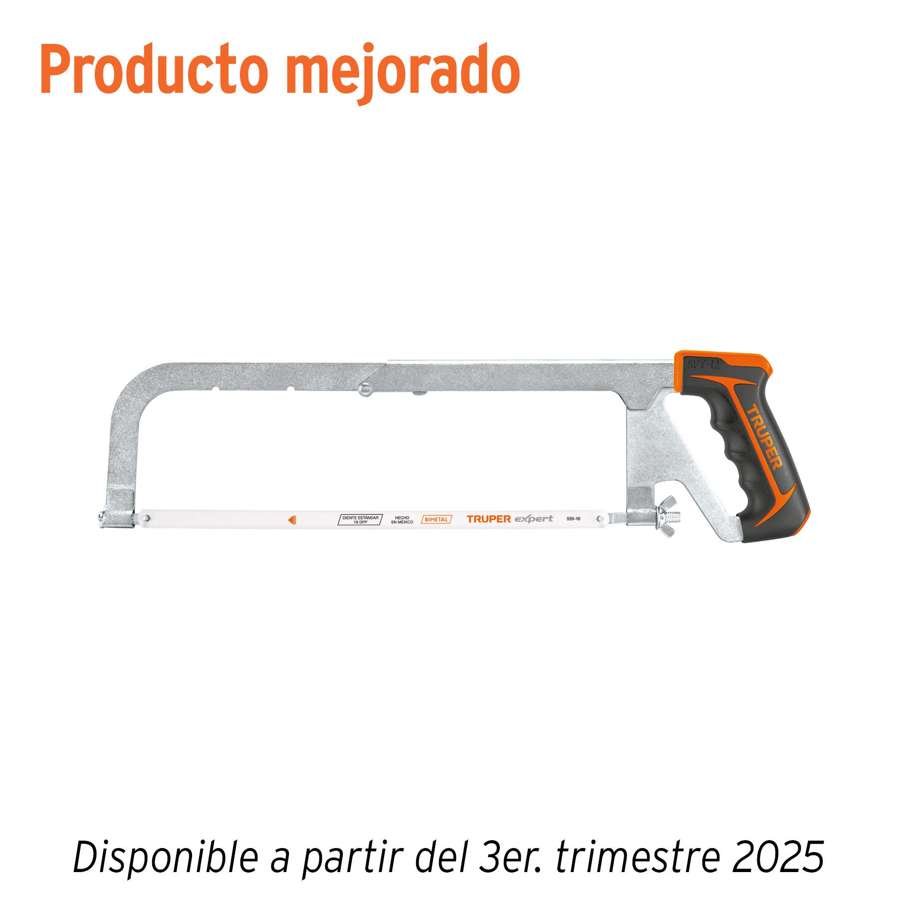 Arco 12" profesional ajustable de solera para segueta