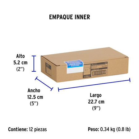 Interruptor para timbre, 1.5 módulos, línea Española, blanco
