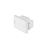 Interruptor para timbre blanco de 1.5 módulos, línea Lisboa