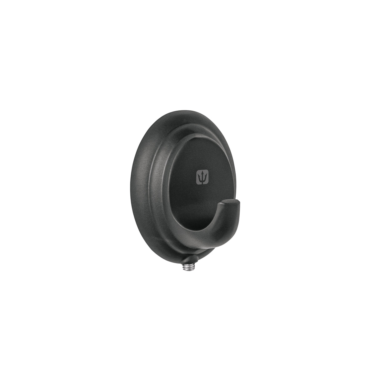 Gancho sencillo para toallas negro FOSET AQUA