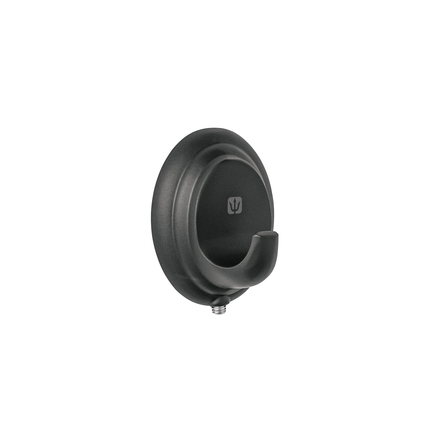 Gancho sencillo para toallas negro FOSET AQUA