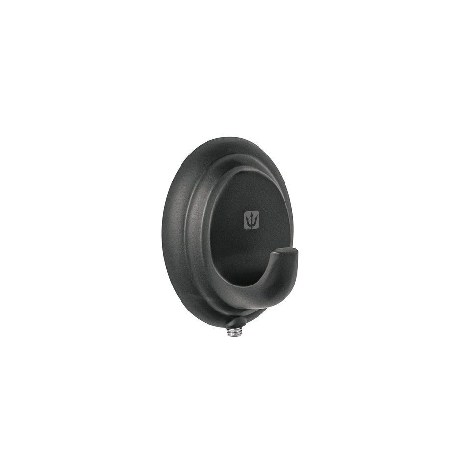 Gancho sencillo para toallas negro FOSET AQUA