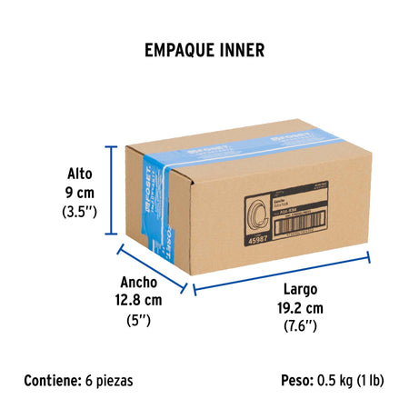 Gancho sencillo para toallas negro FOSET AQUA