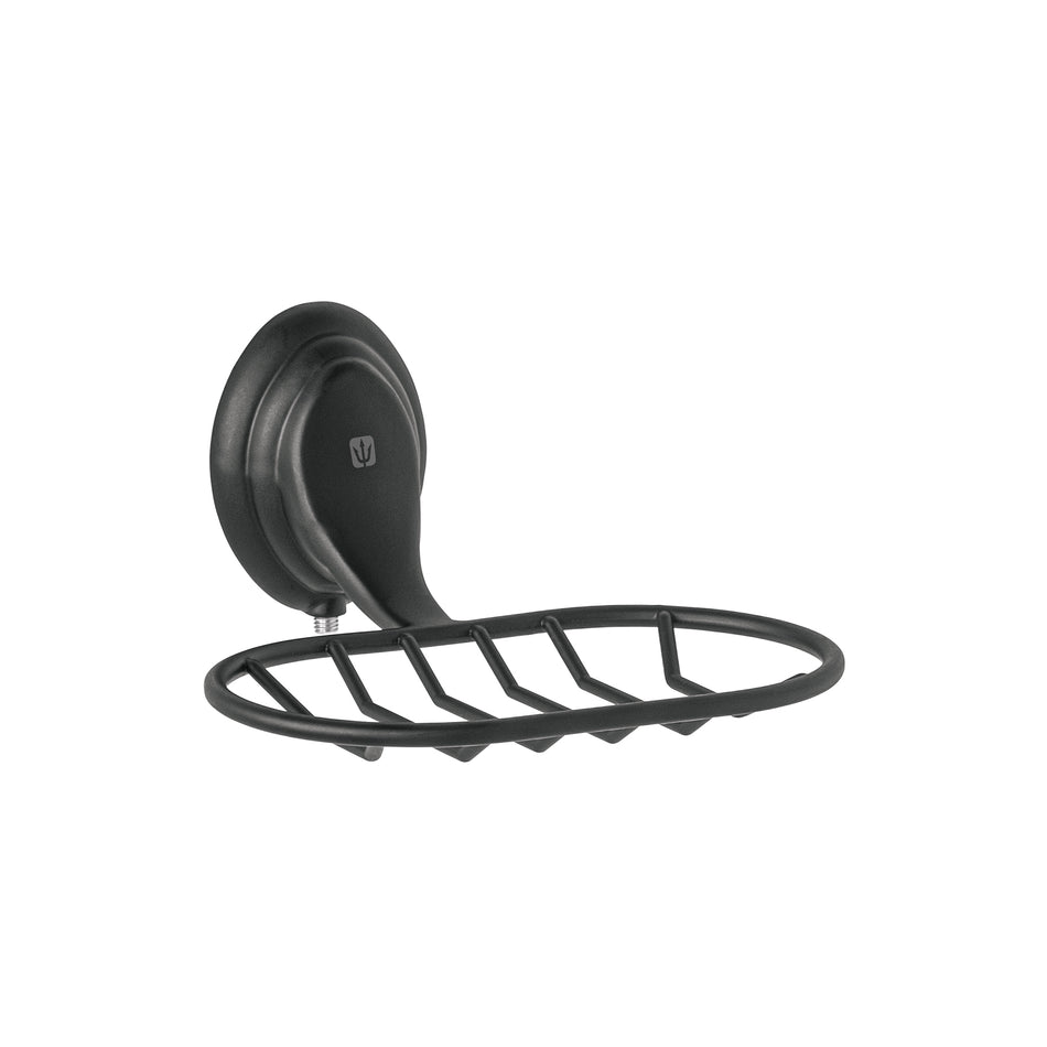 Jabonera de rejilla negro FOSET AQUA