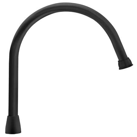 Cuello largo para mezcladora de fregadero, negro mate, AQUA negro, mate