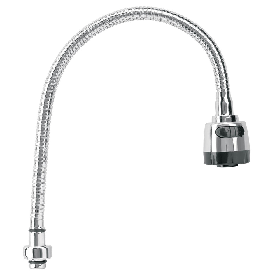 Cuello flexible para mezcladora de fregadero cromo AQUA