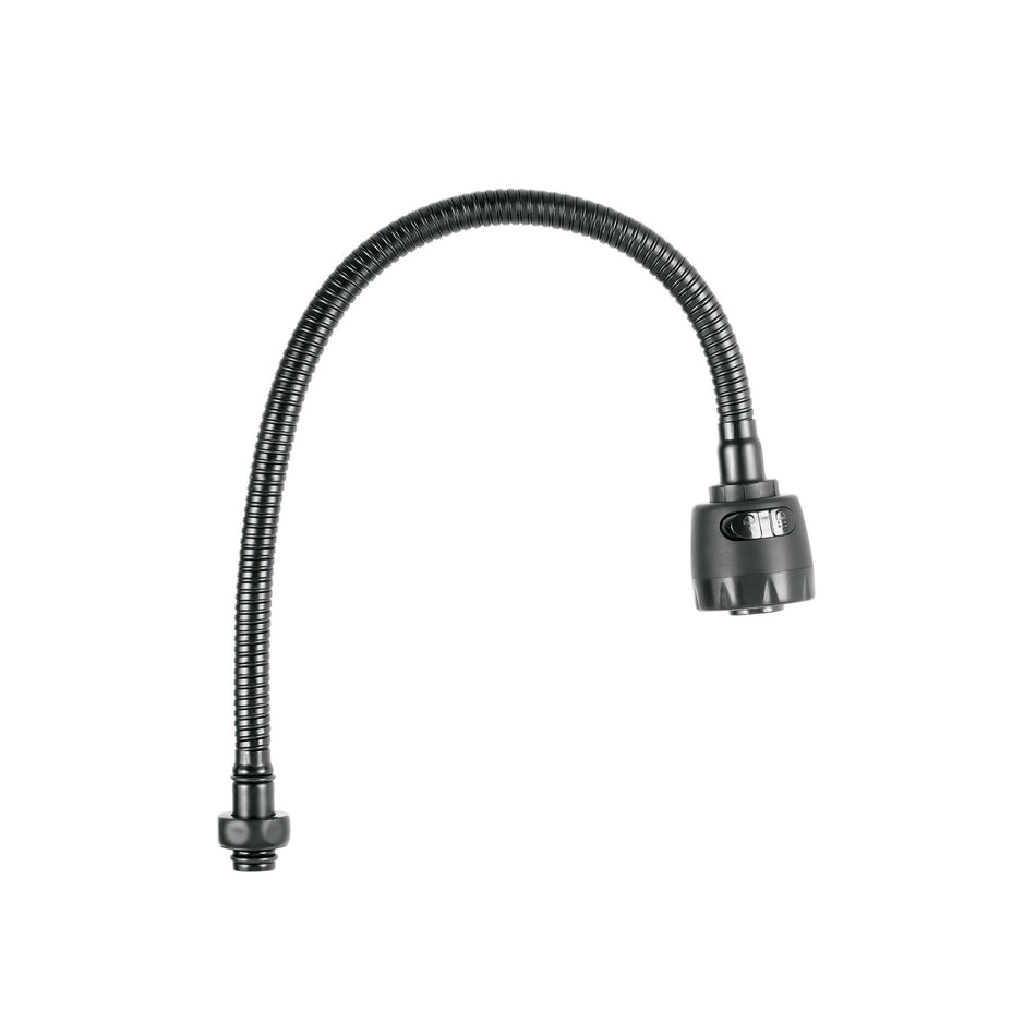 Cuello flexible para mezcladora de fregadero, negro, AQUA negro