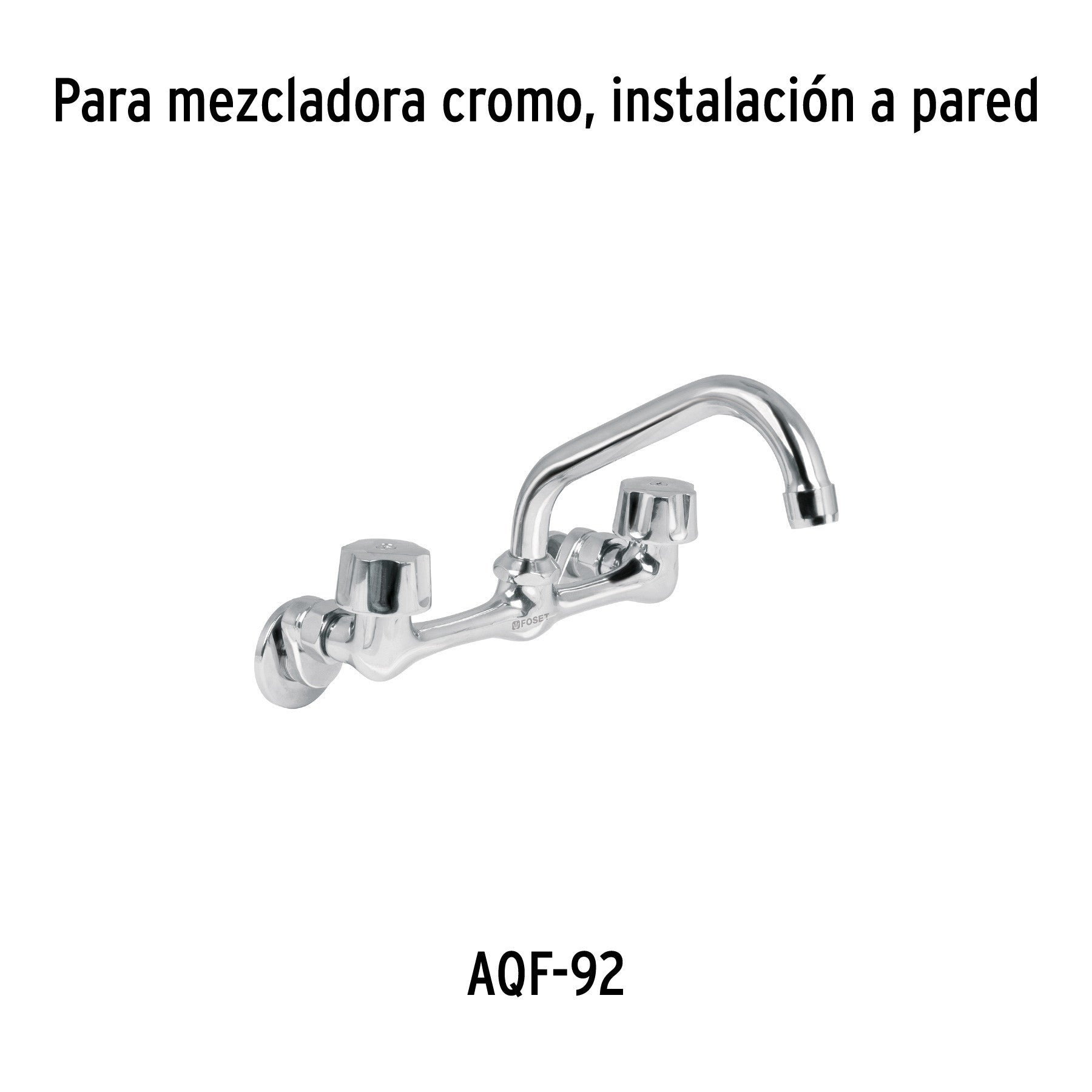 Jgo manerales hex para AQF-92 de pared, fregadero,cromo AQUA