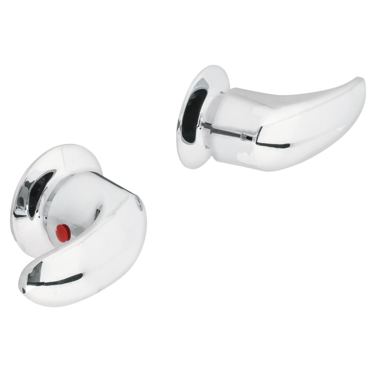 Juego de manerales de palanca para regadera cromo AQUA