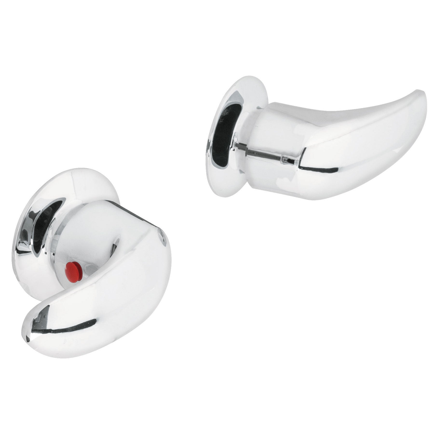 Juego de manerales de palanca para regadera cromo AQUA