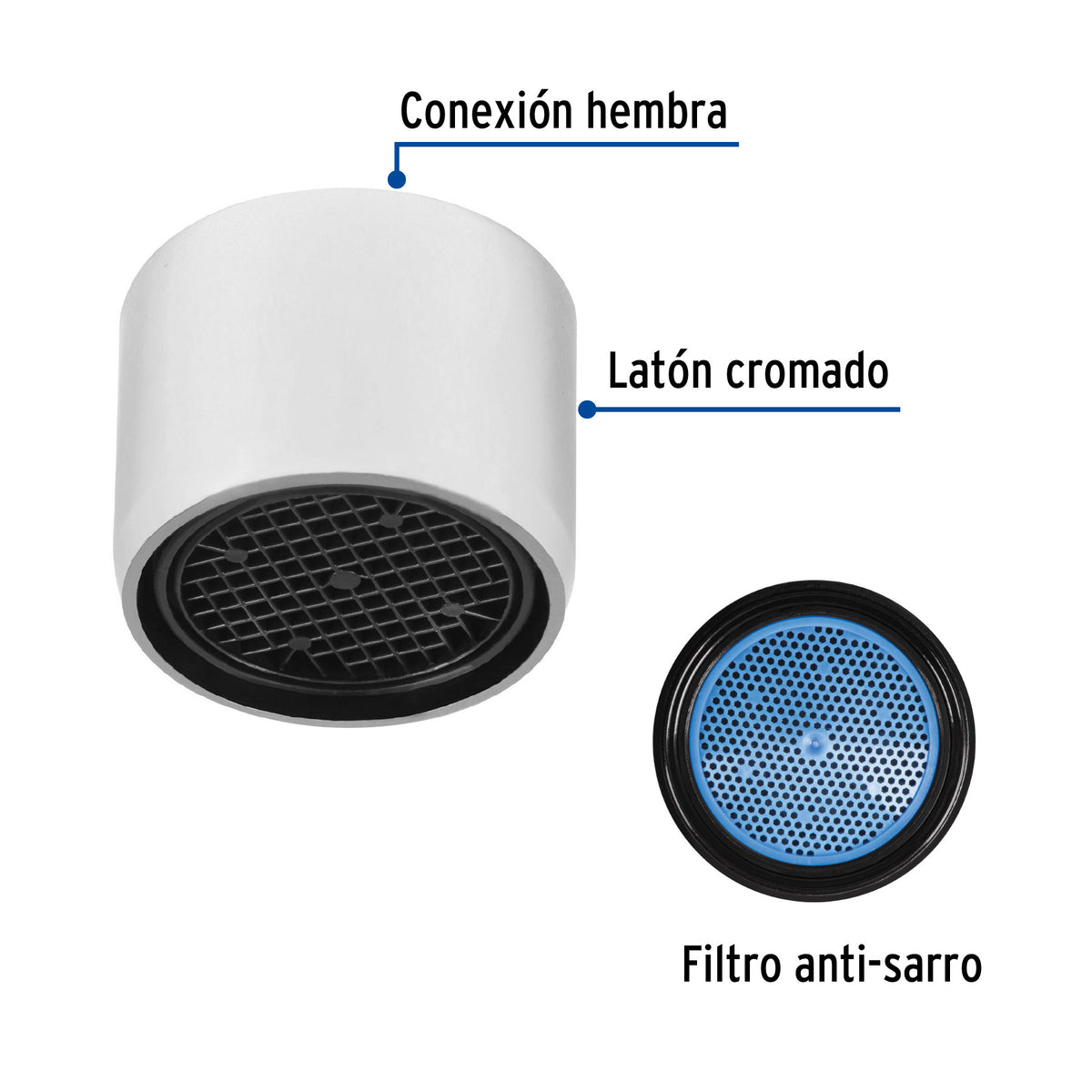 Aireador conexion hembra para cuello de mezcladora FOSET