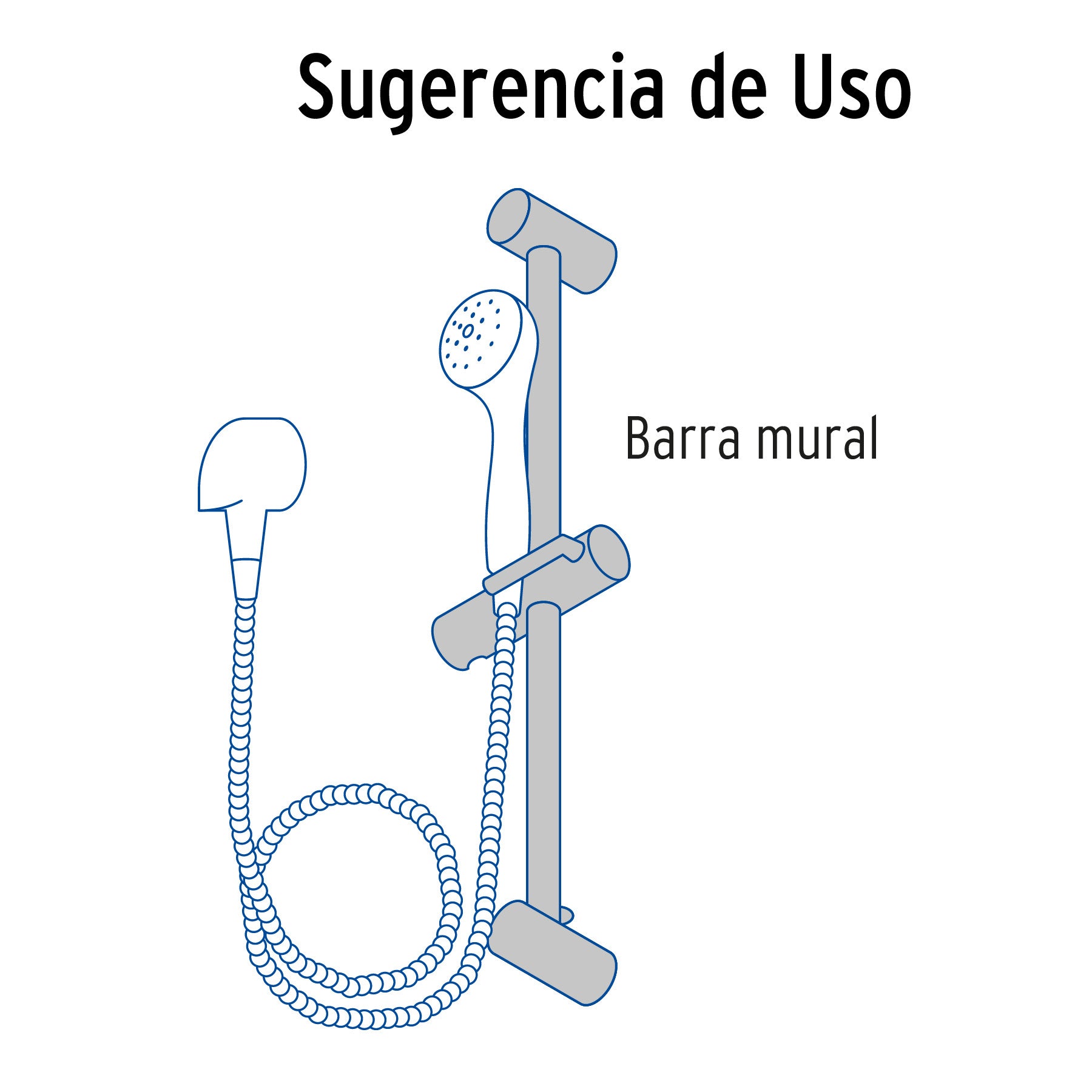 Contacto duplex 2 polos 3 hilos Standard marfil