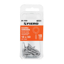 Blister con 10 armellas cerradas de 18 x 50 FIERO