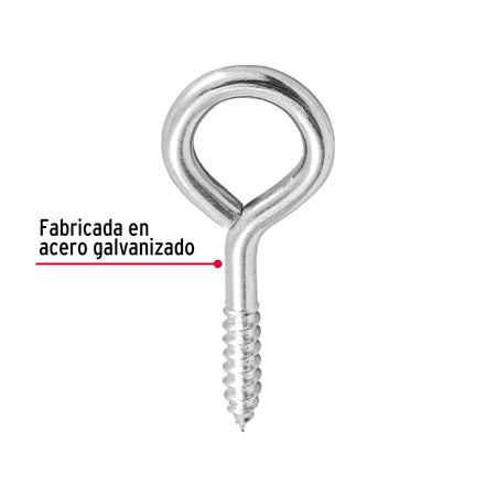Blister con 2 armellas cerradas de 23 x 110 FIERO