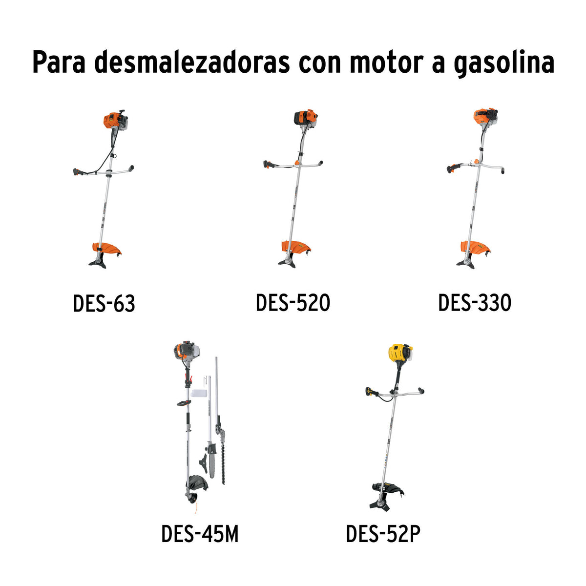 Arnés para desbrozadoras DES-63/520/430/330/52P/45M, TRUPER