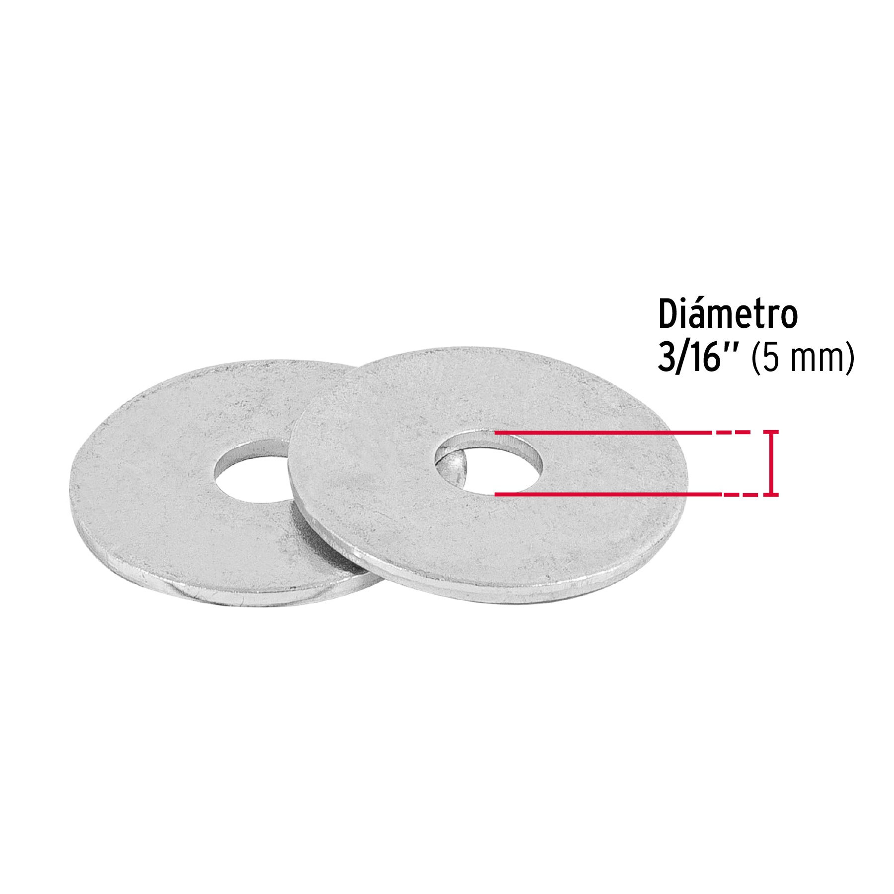 Blisterarandelas planas de FIERO 3/16"