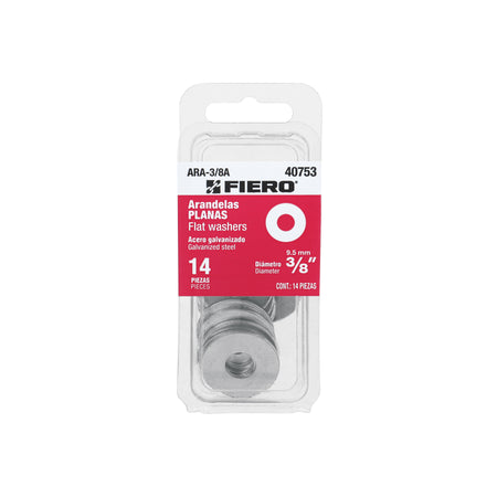 Blisterarandelas planas de FIERO 3/8"