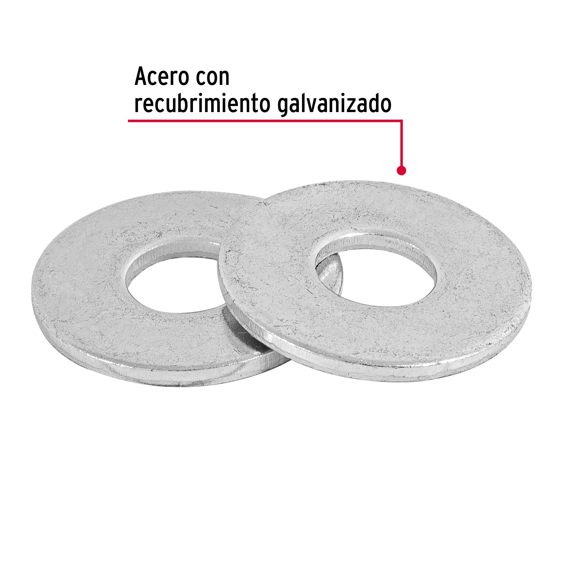 Blisterarandelas planas de FIERO 3/8"