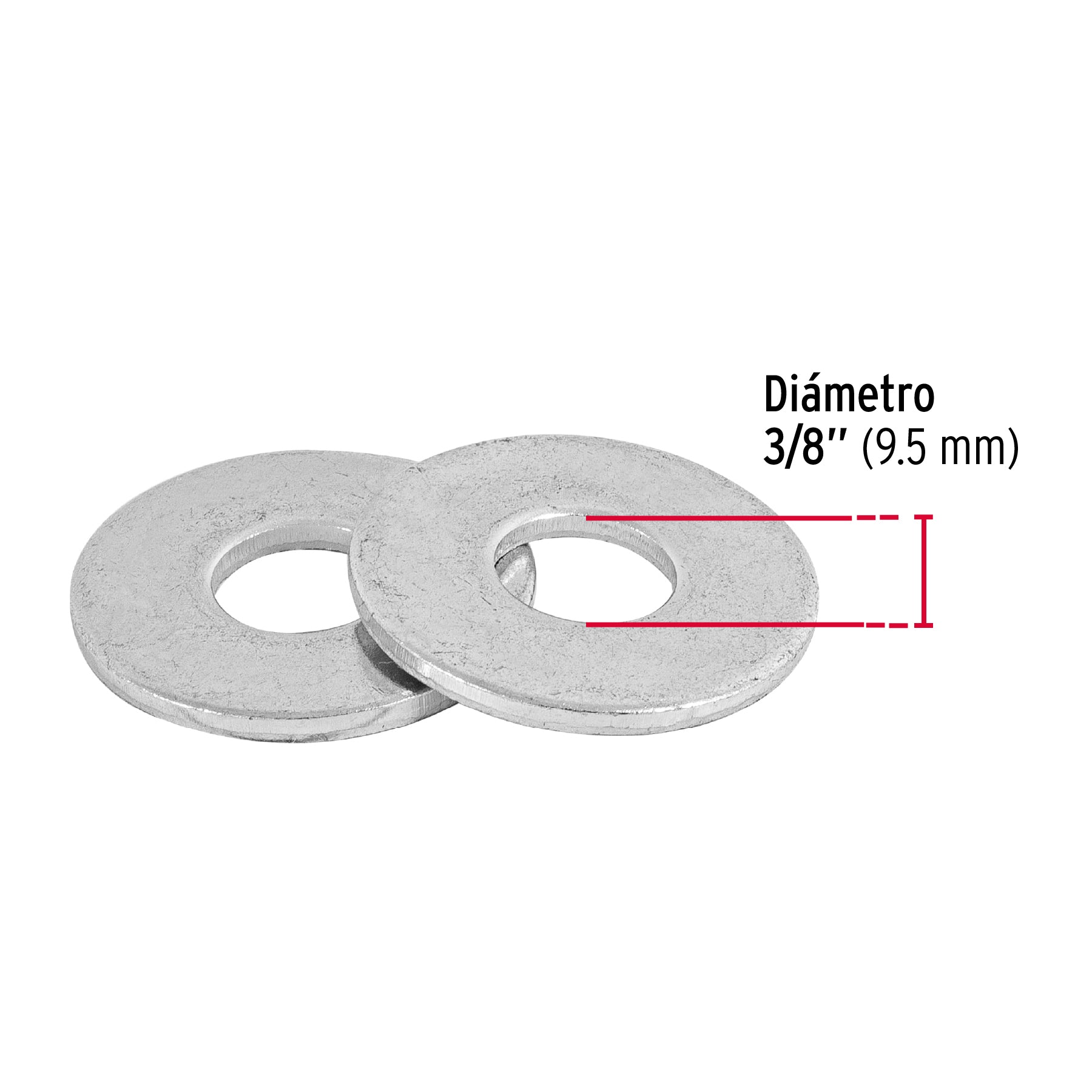 Blisterarandelas planas de FIERO 3/8"
