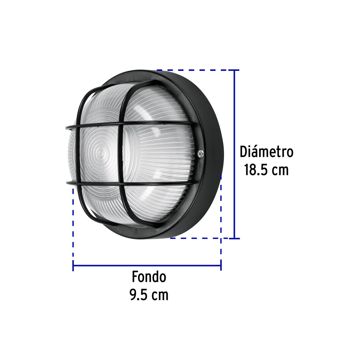 Arbotante decorativo cuerpo de ABS lampara no incluida