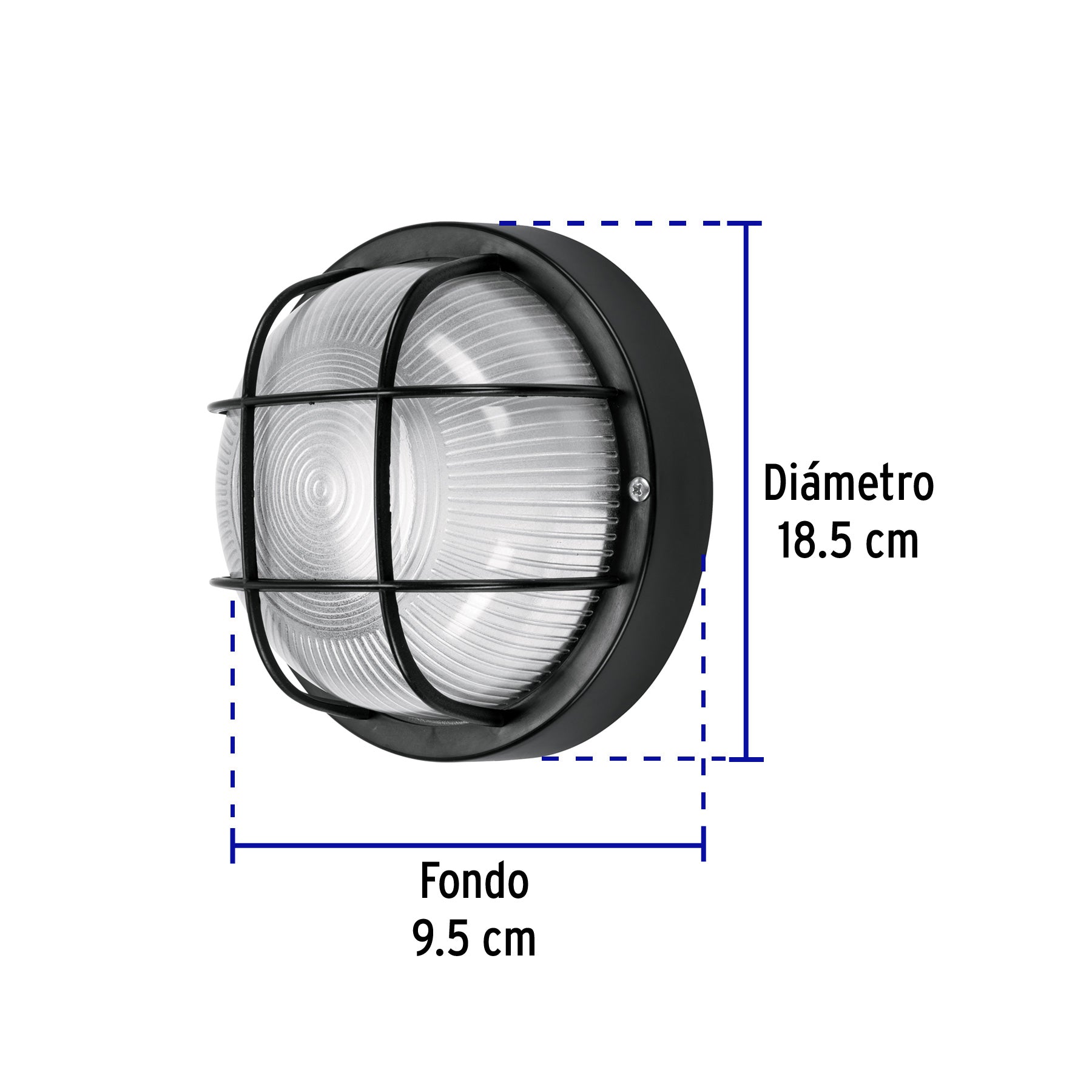 Arbotante decorativo cuerpo de ABS lampara no incluida